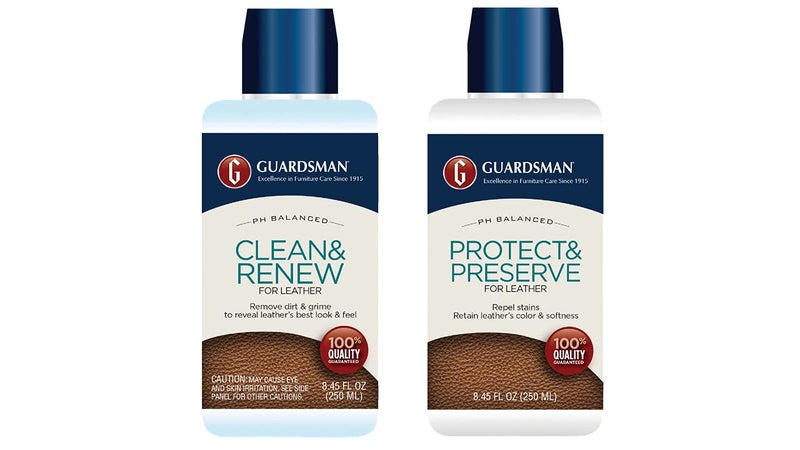Guardsman Leather Care Bundle: Leather Cleaner and Leather Protector